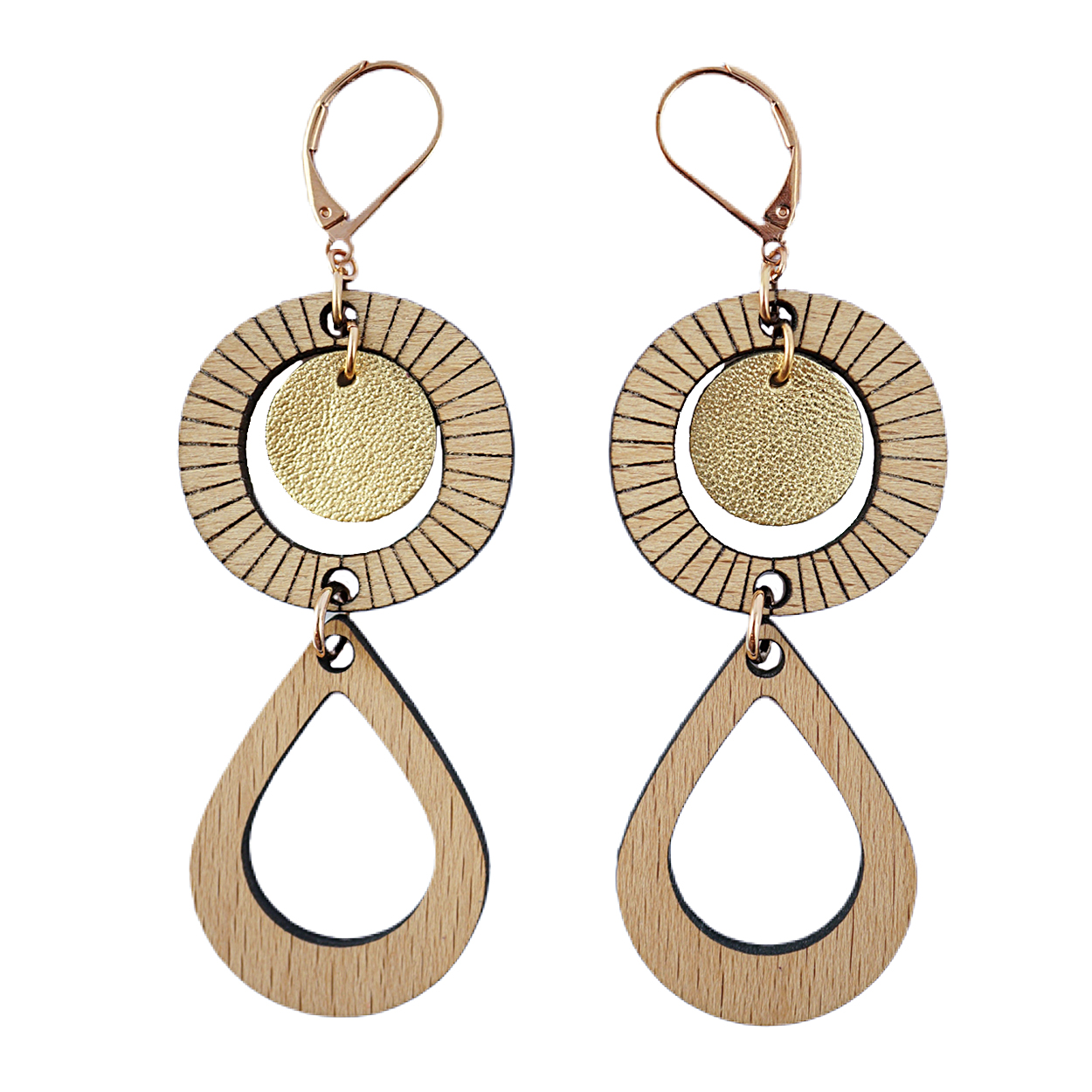 Boucles d'oreilles ETHNIQUE Or 4