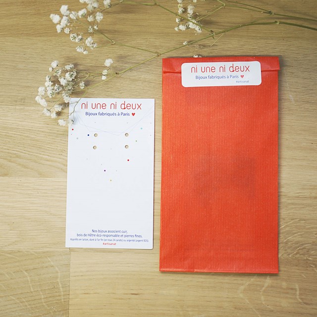 Pendantes pierres fines BOHEME Rose 2