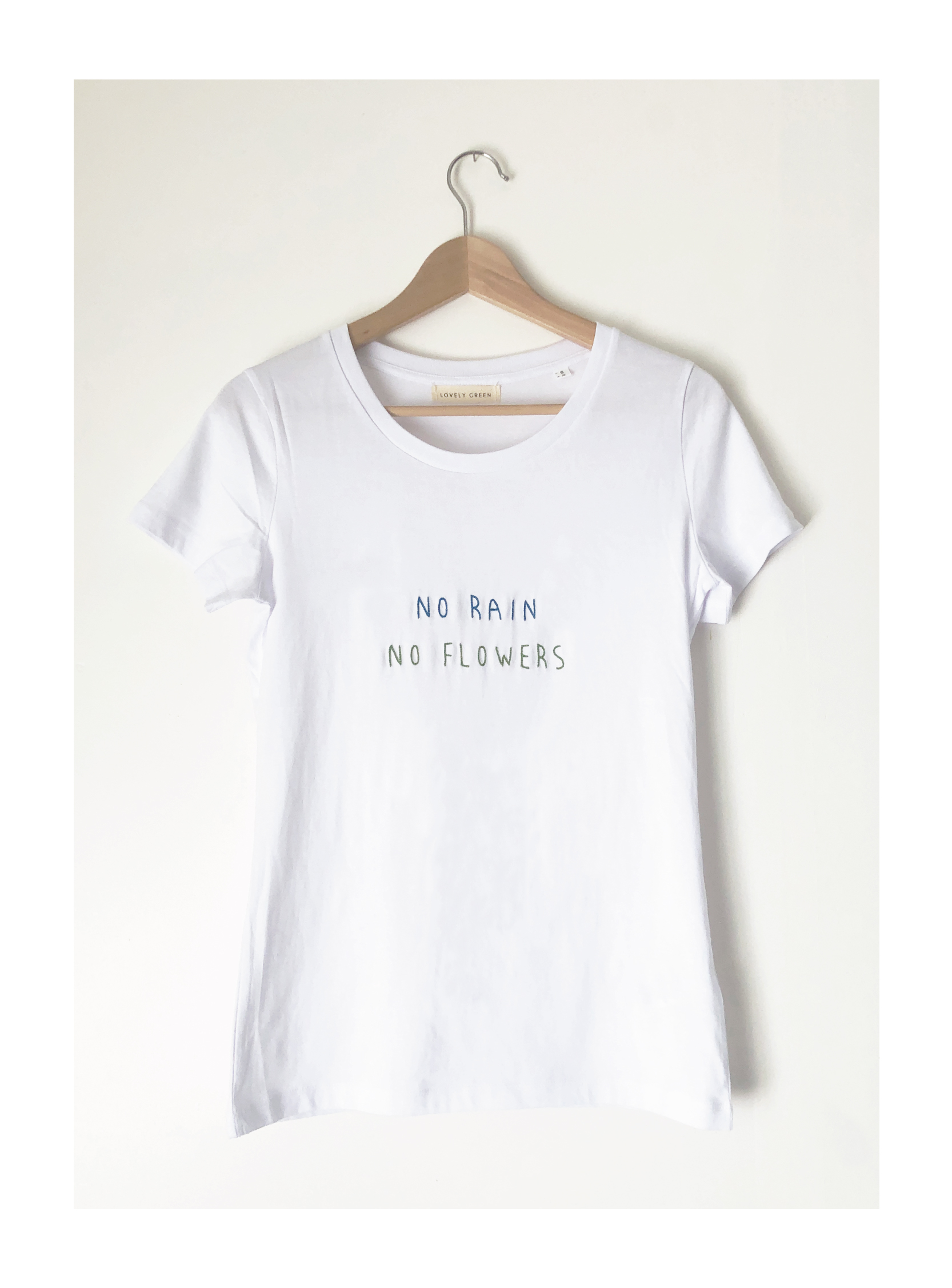 T-shirt NO RAIN NO FLOWERS 3