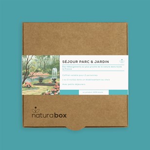Coffret cadeau éco-responsable Séjour Parc et Jardin