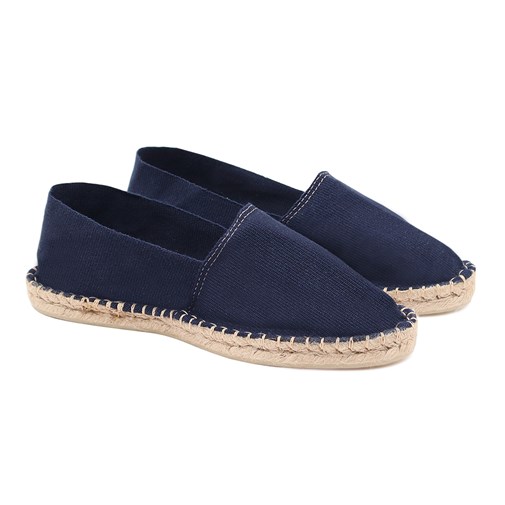 Espadrilles toile coton bleu