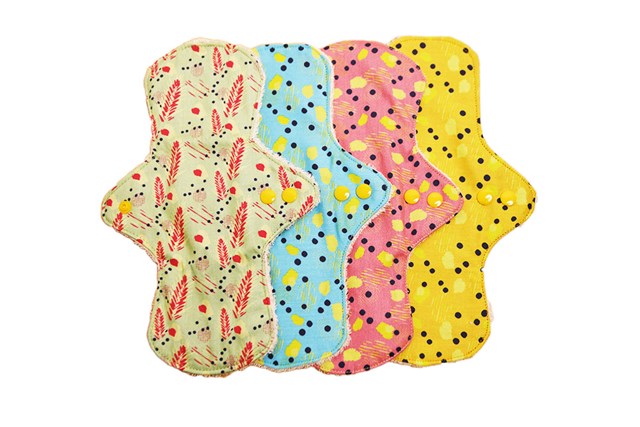 pack de protections menstruelles lavables coton bio