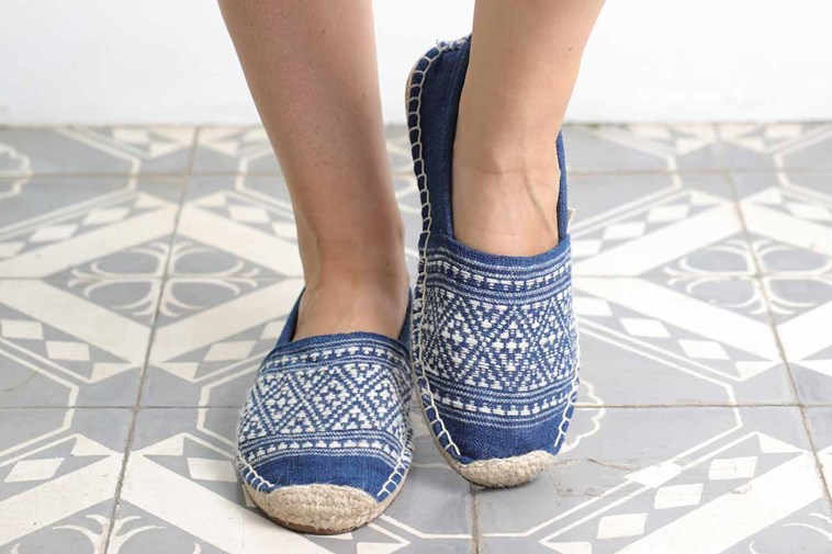 Espadrilles en coton bio et équitable