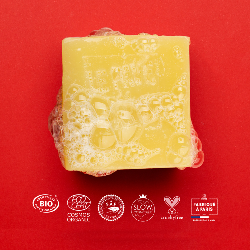 Le Pavé de Paris Neutre | Savon à froid surgras certifié BIO 3