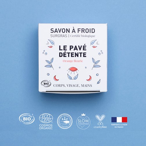 Le Pavé Détente | Savon à froid surgras certifié BIO