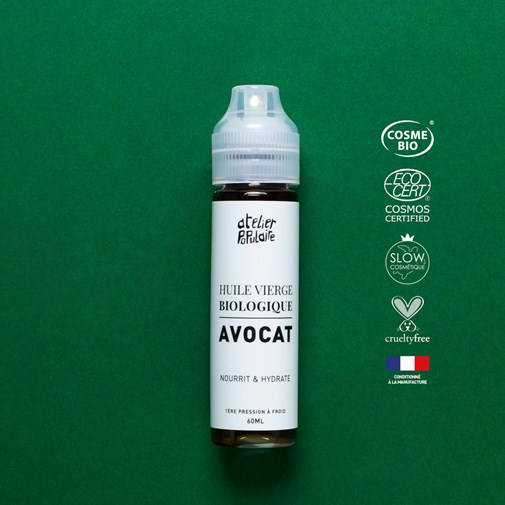 Huile vierge biologique d’Avocat | 60mL