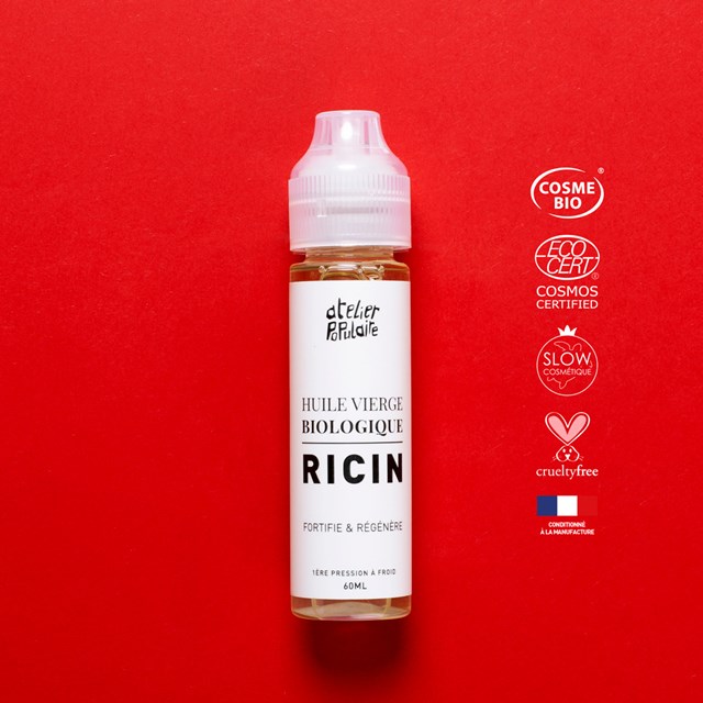Huile vierge biologique de Ricin | 60mL 2