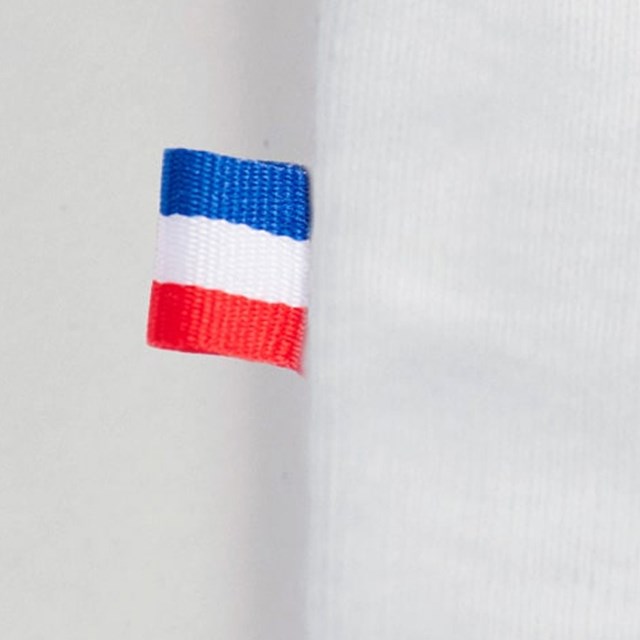 détail drapeau body en coton bio fabriqué en france papate