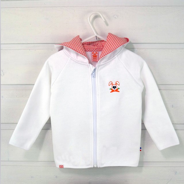 vue face Sweat enfants en coton bio Rhoen by Papate