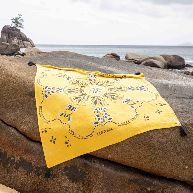 Drap de plage  à partir de coton recyclé et biologique - ESPERANZA 4