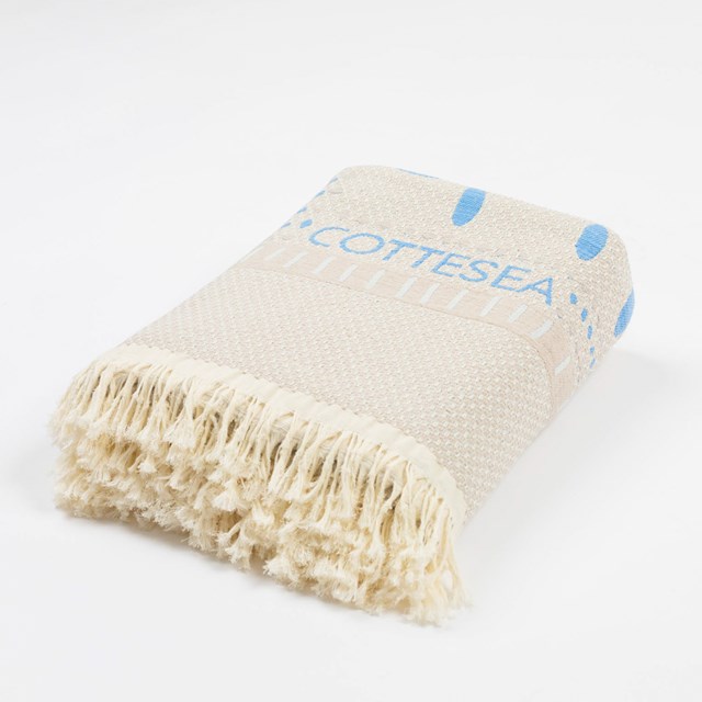 Drap de plage  à partir de coton recyclé et biologique - CÉLESTINE 7