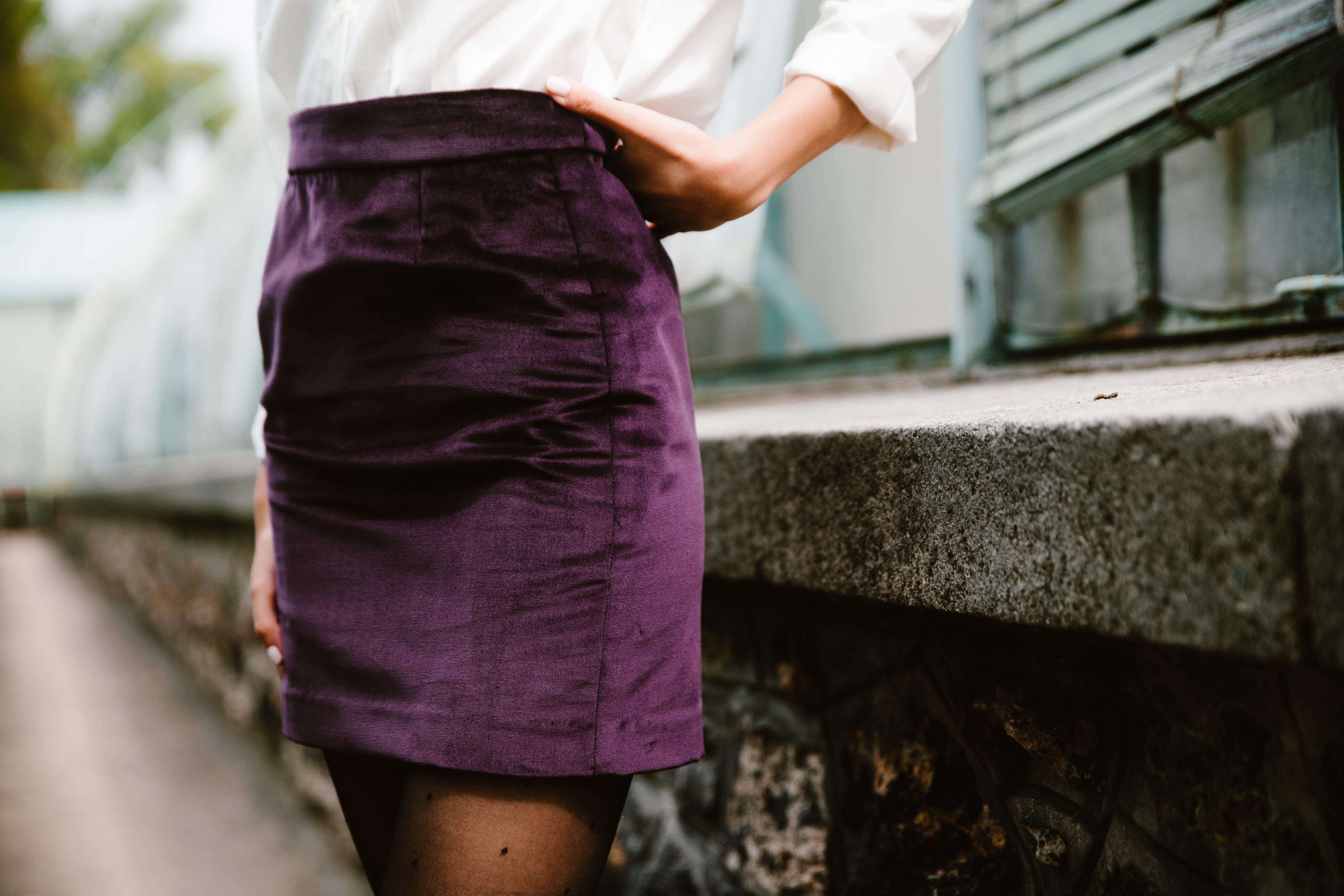 ARTY - Jupe velours 2