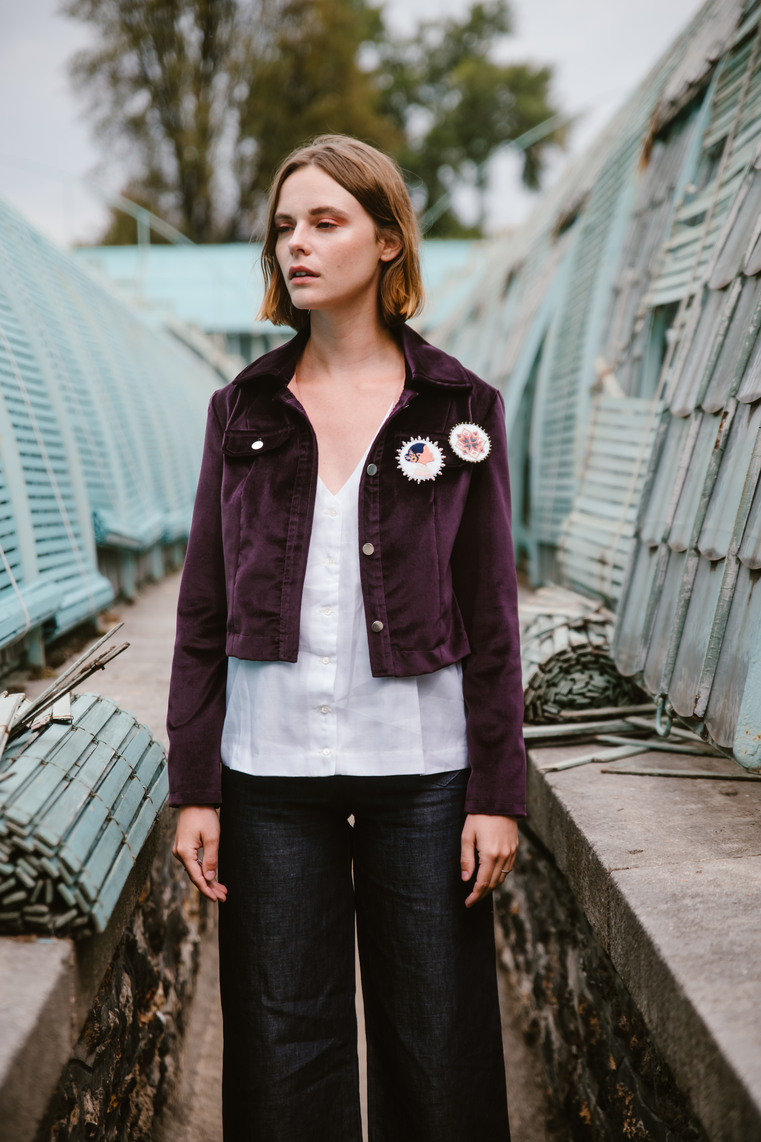 AVANA - Veste en velours 4