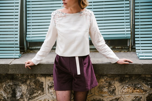 ALANA - Top brodé 3