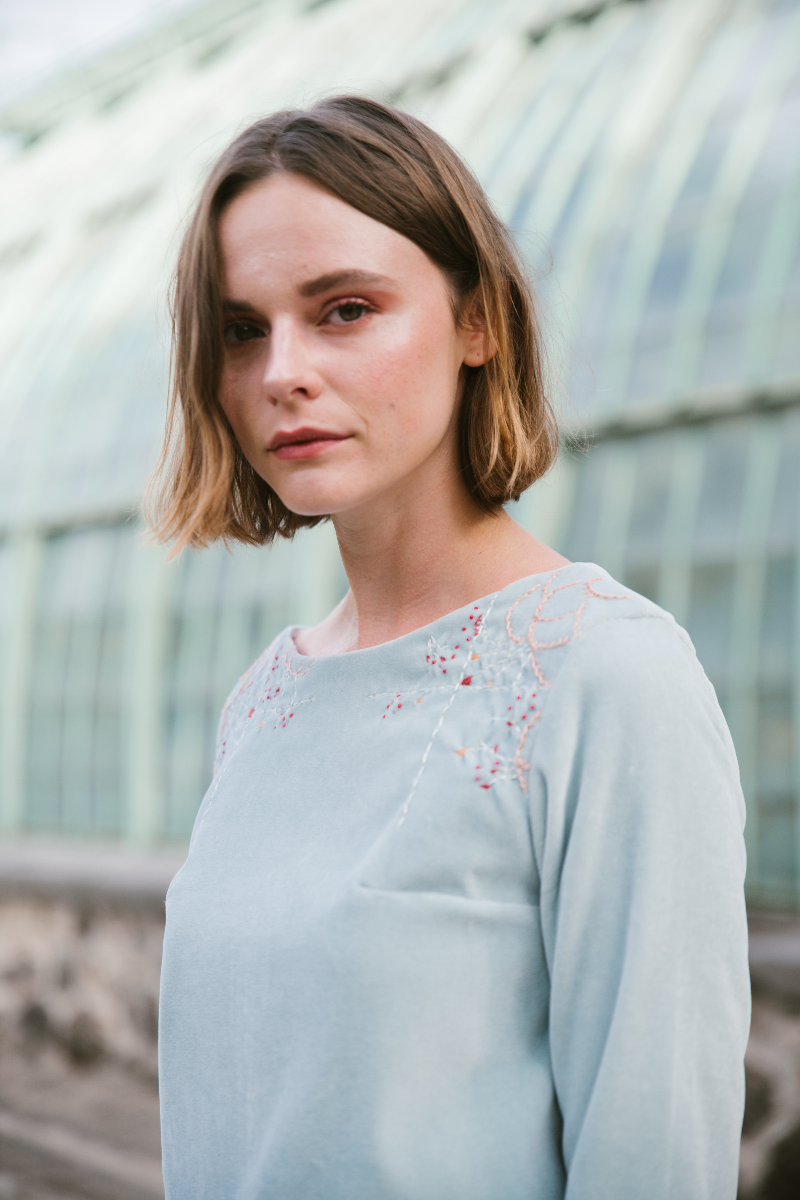 ALANA - Top brodé velours 6