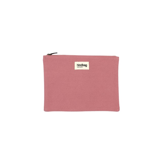 Pochette EMA, rose blush, coton bio 2