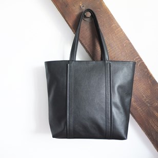 Java / Sac cabas en Apple Skin - Noir