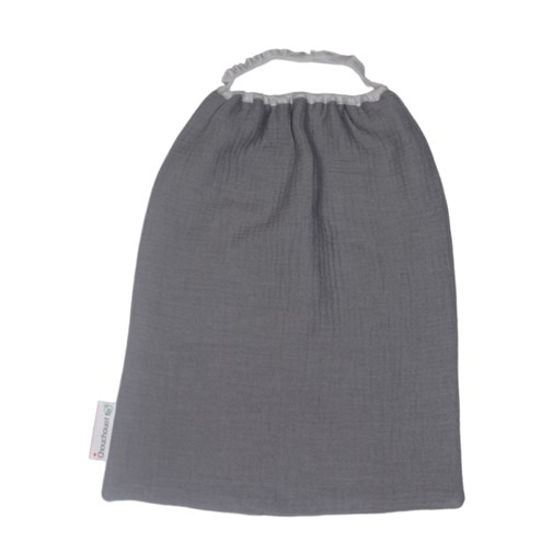 Serviette de cantine - Gaze de coton Gris foncé