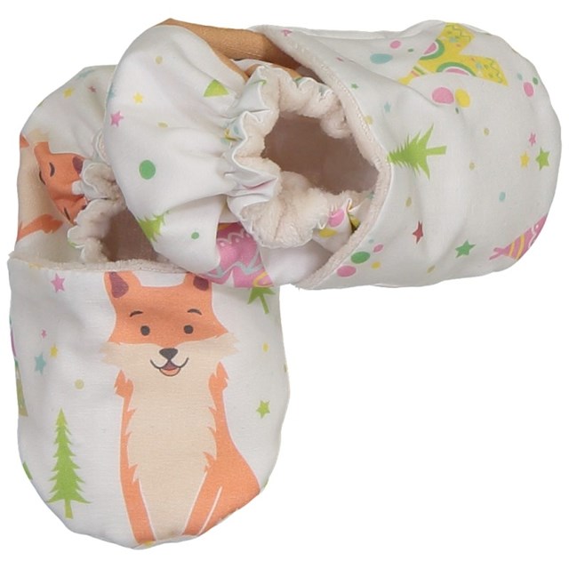 chaussons-souples-fox-bear-multicolores
