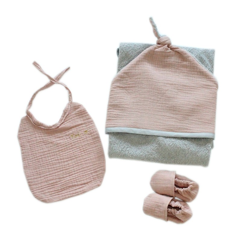 sortie-bain-double-gaze-coton-vieux-rose