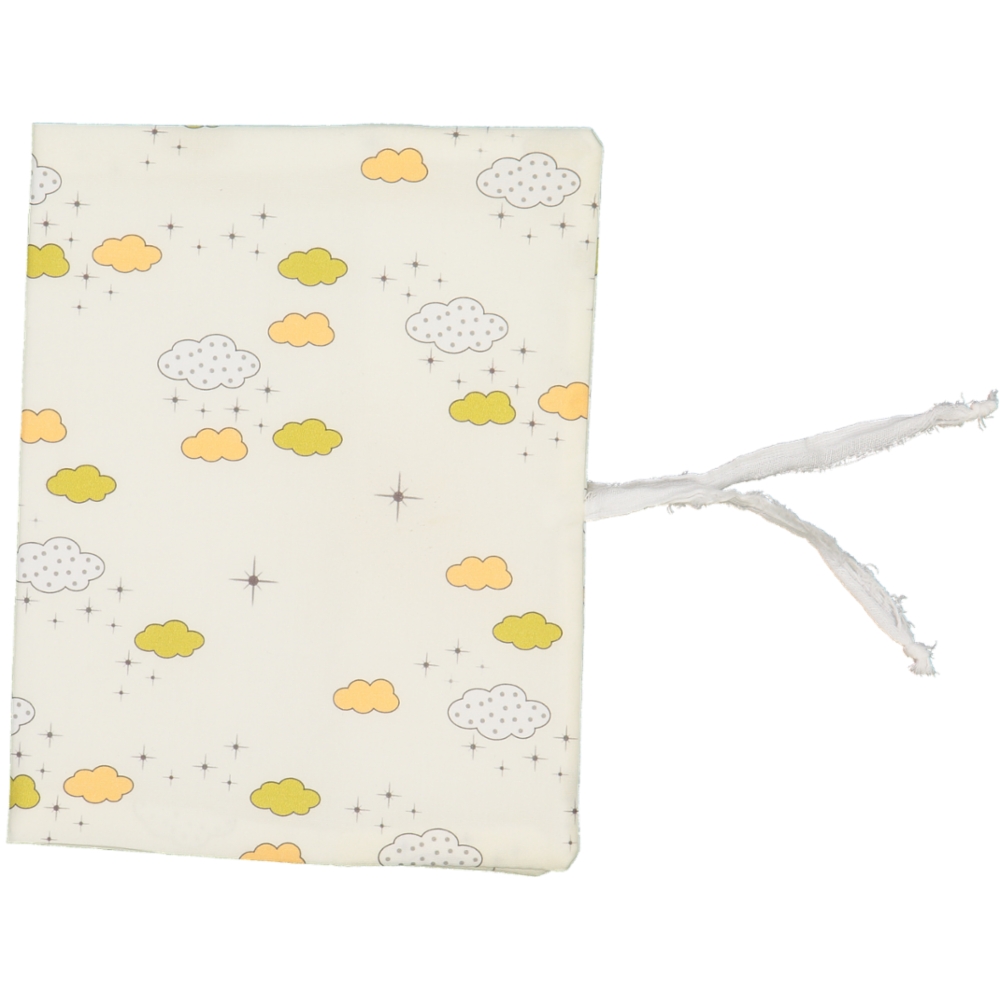 Housse de carnet de santé - Nuages grèges  3