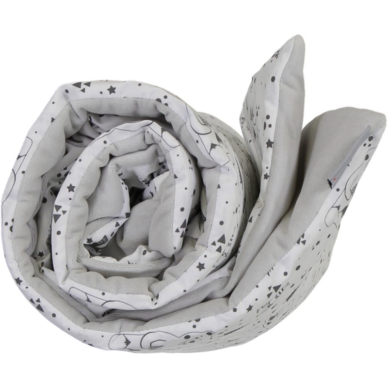 couverture-douceur-fox-bear-noir-blanc