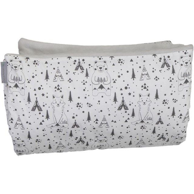 couverture-douceur-fox-bear-noir-blanc