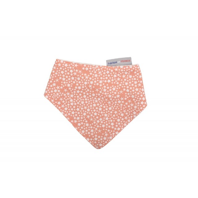 bavoir-bandana-constellation-corail
