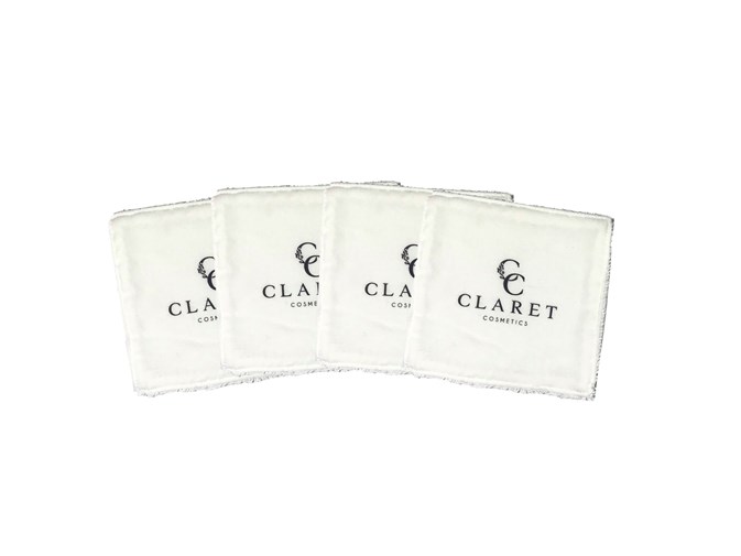 Lot de 4 lingettes démaquillantes lavables