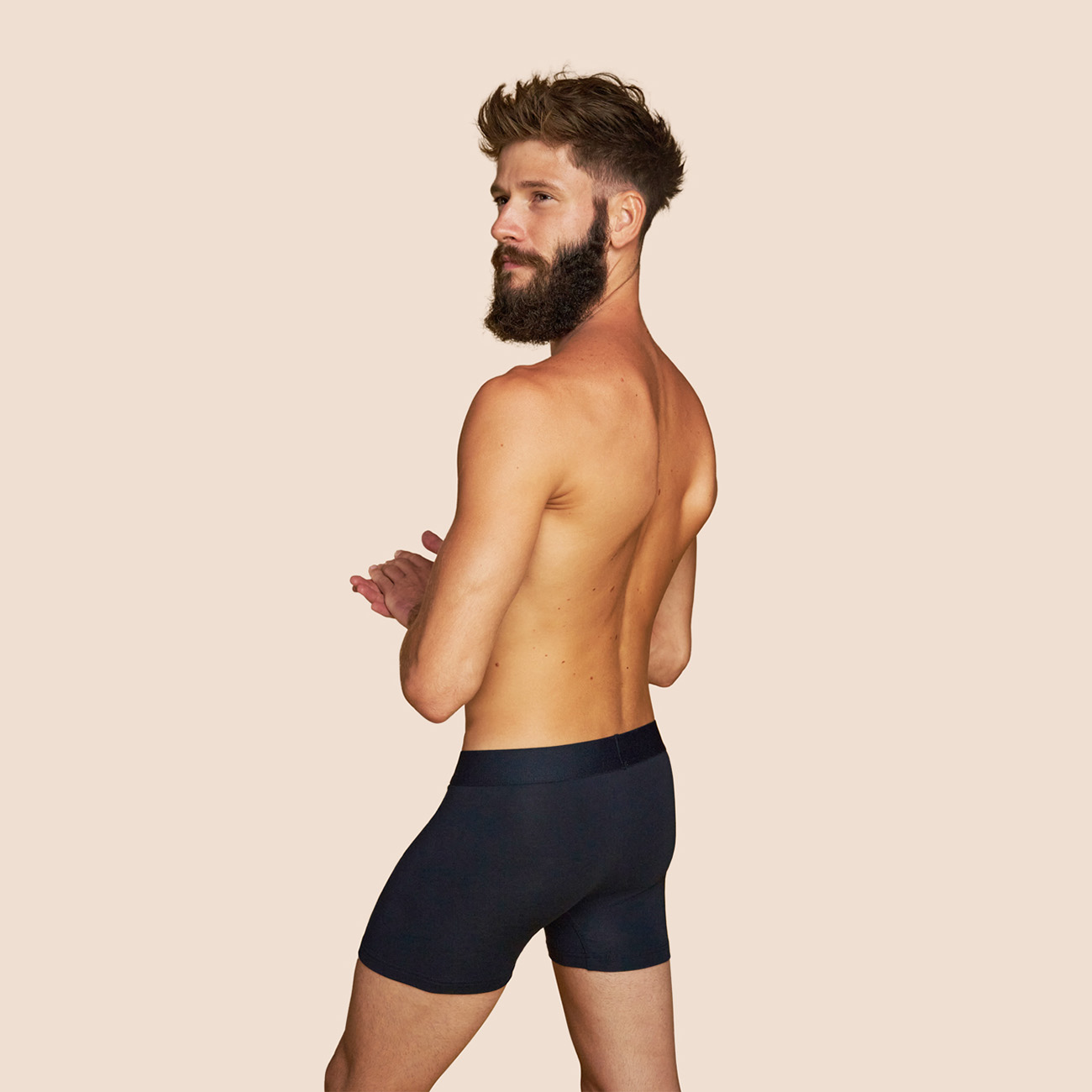 Boxer confortable bleu marine pour hommes