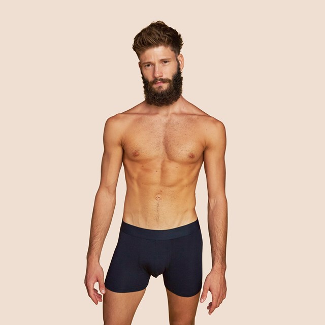 Boxer confortable bleu marine pour hommes