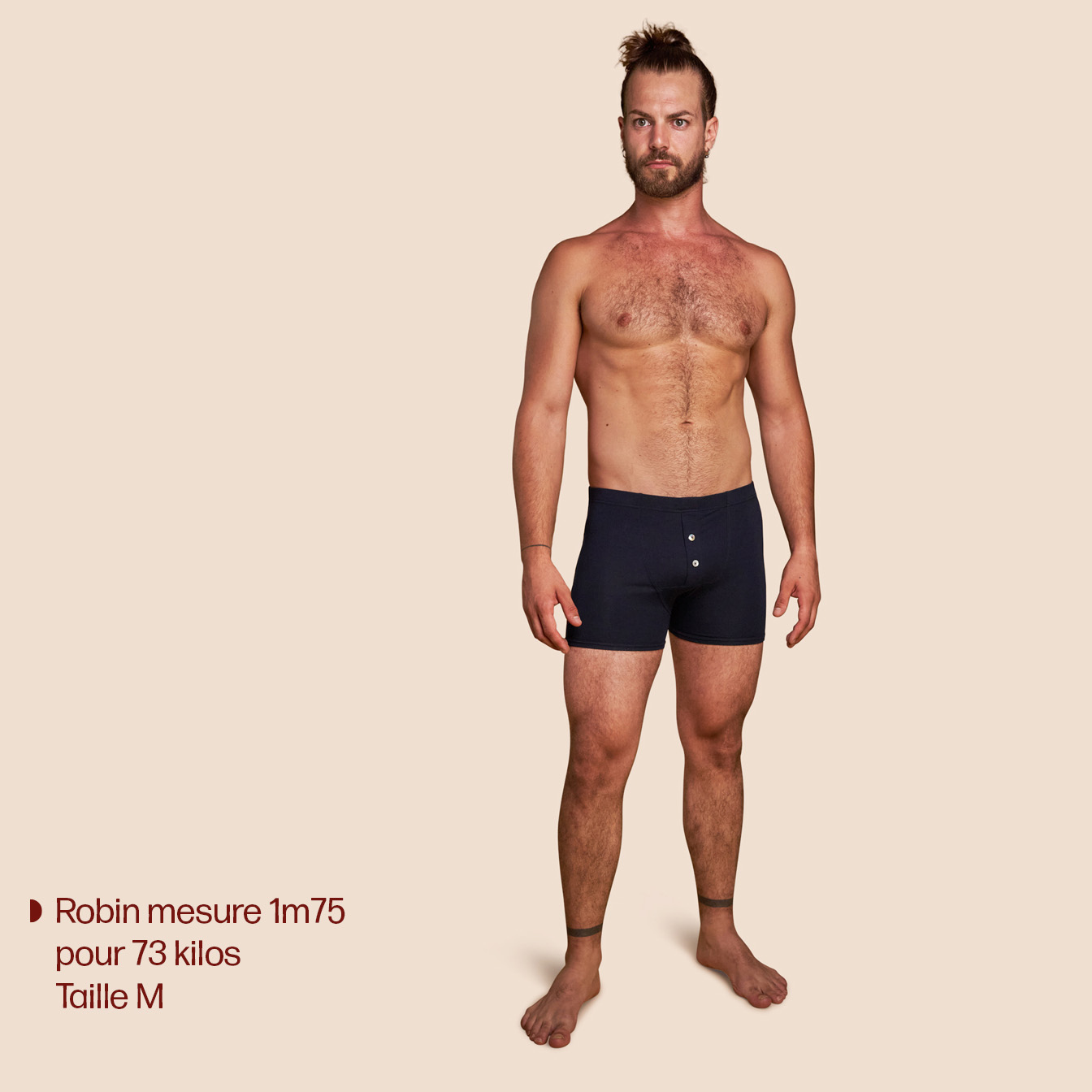 Boxer héritage bleu marine pour hommes
