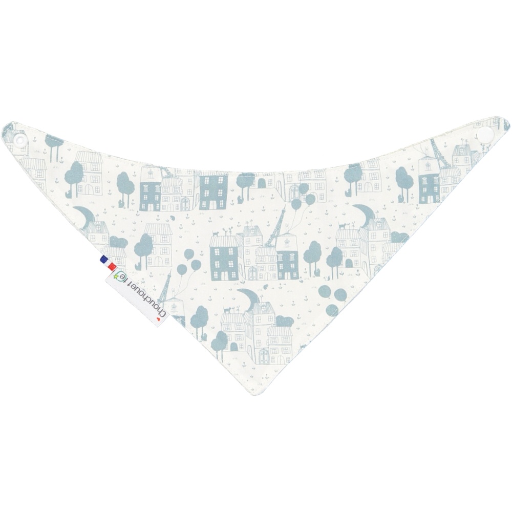 Bavoir bandana "Précieuse Paris" 2