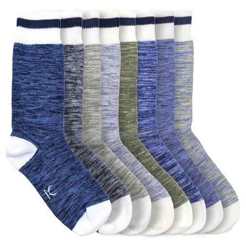 8 paires de chaussettes nautiques - Coton biologique 