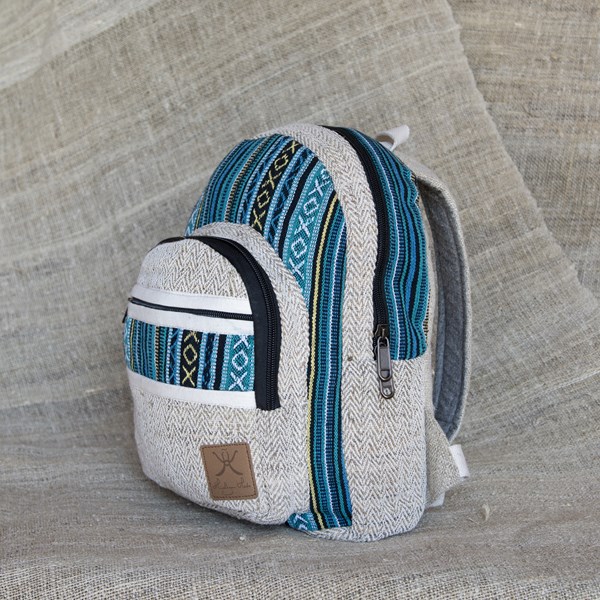 sac en chanvre éthique et écoresponsable fait main motifs ethniques