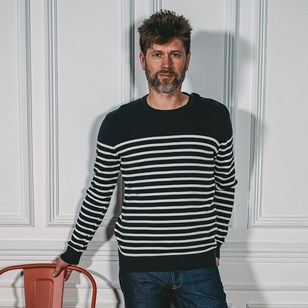 Pull - Benjamin - Bleu et Blanc