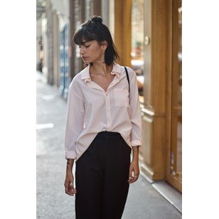 Chemise Léa - Rose poudré