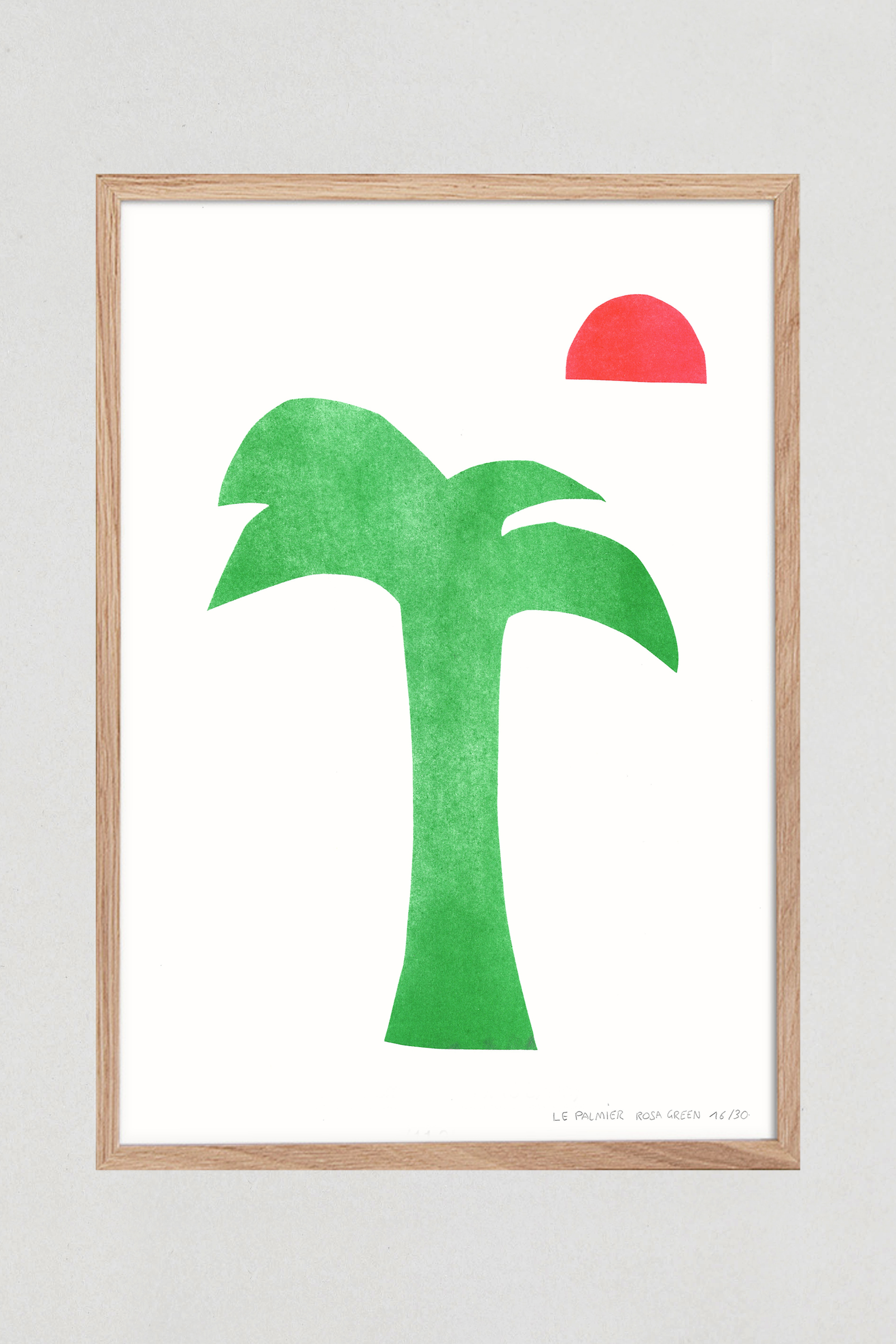 Illustration "LE PALMIER", A3 3