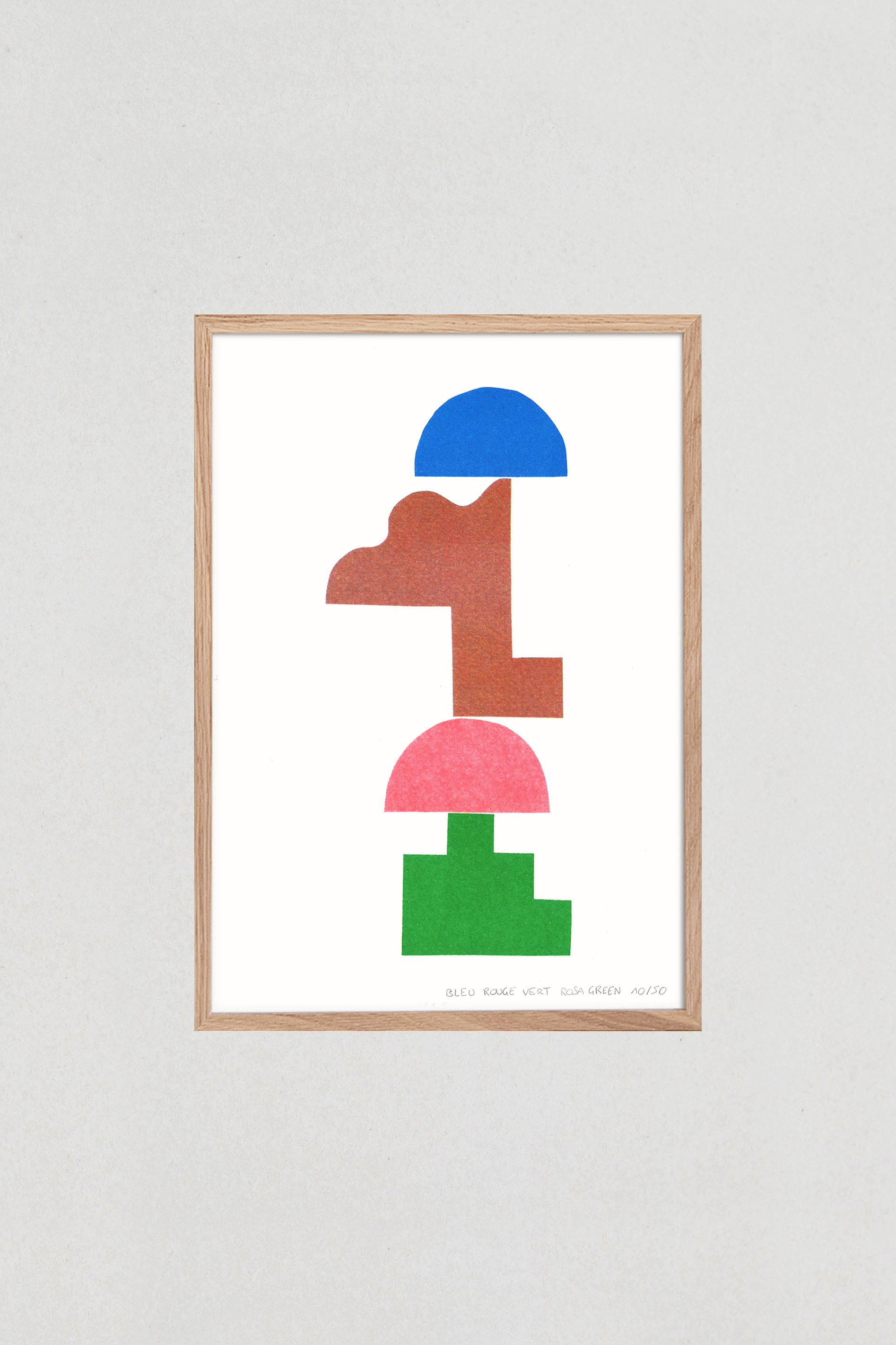 Illustration "BLEU ROUGE VERT", A4  3