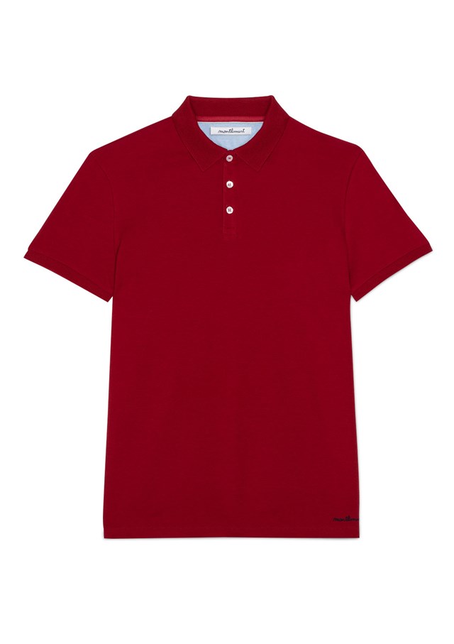 Polo AMICAL - Coton bio - Fibres recyclées - Rouge 4