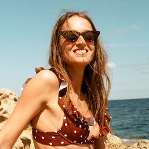 Haut de maillot de bain Paloma en fibres recyclées