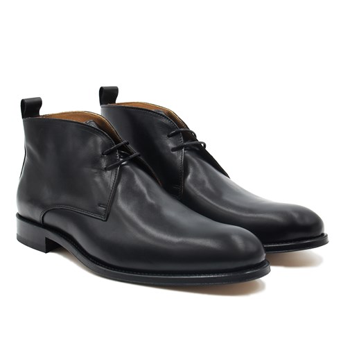 Desert boots cuir noir