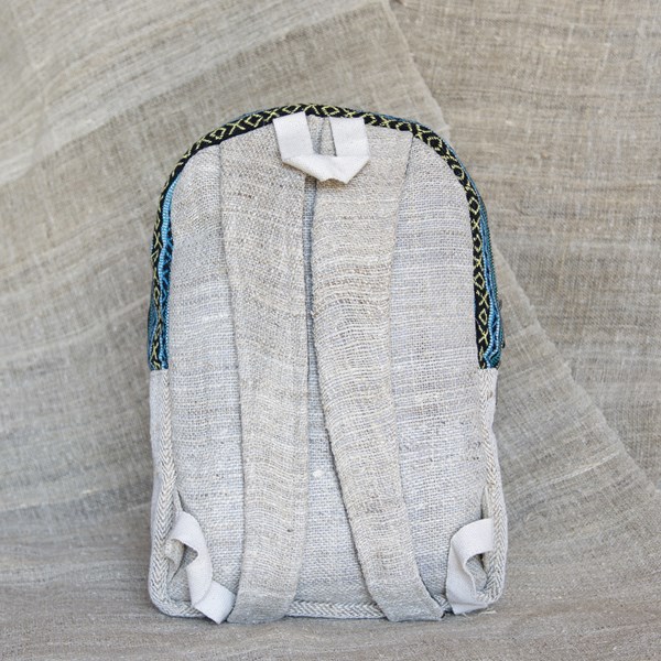 sac en chanvre éthique et écoresponsable fait main motifs ethniques