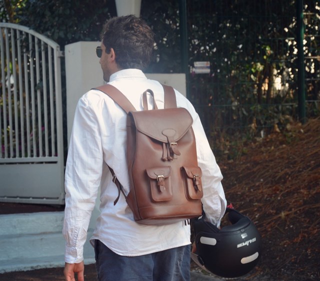 sac à dos cuir homme