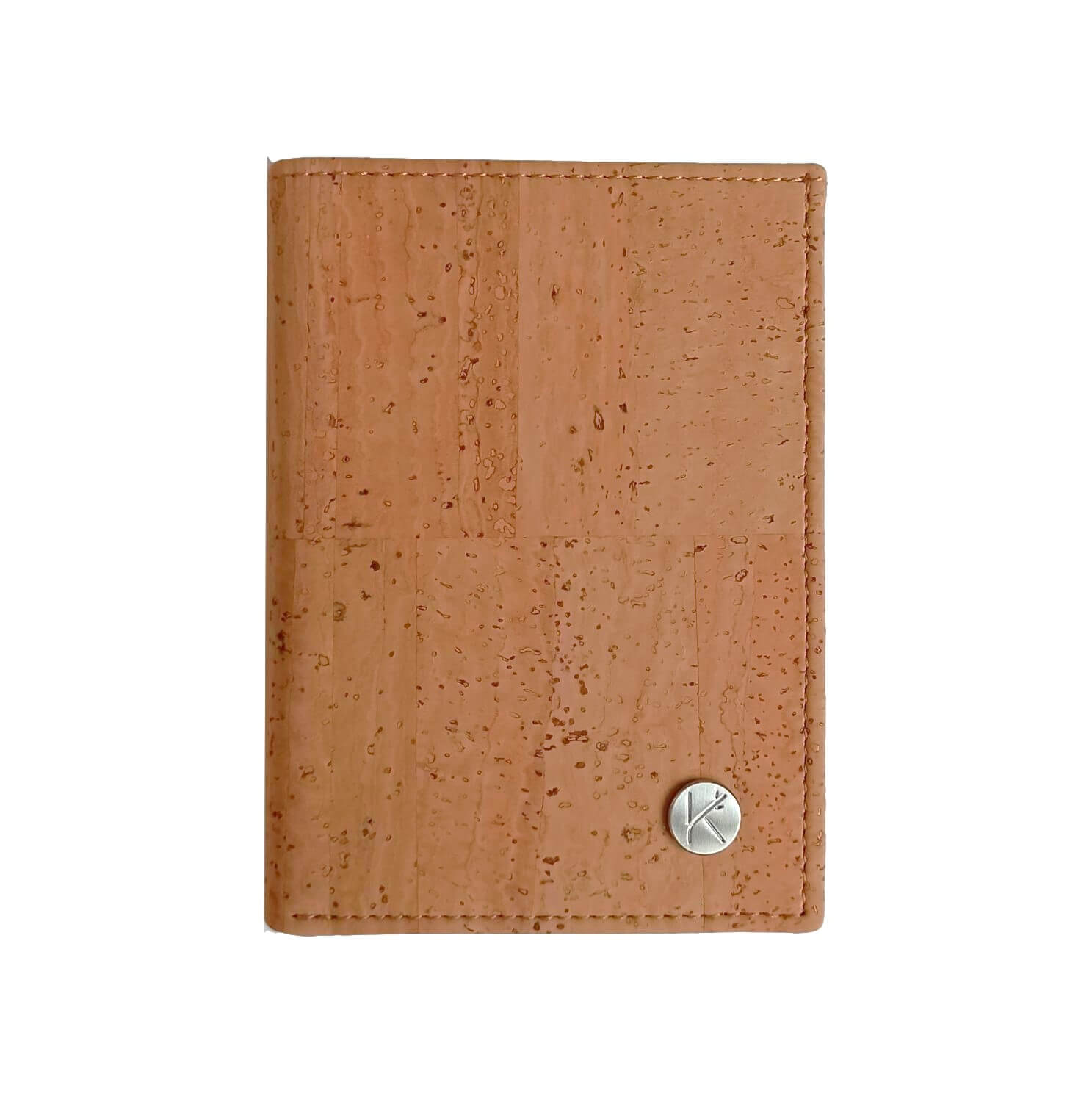 Portefeuille homme vegan en liège Sam beige 10