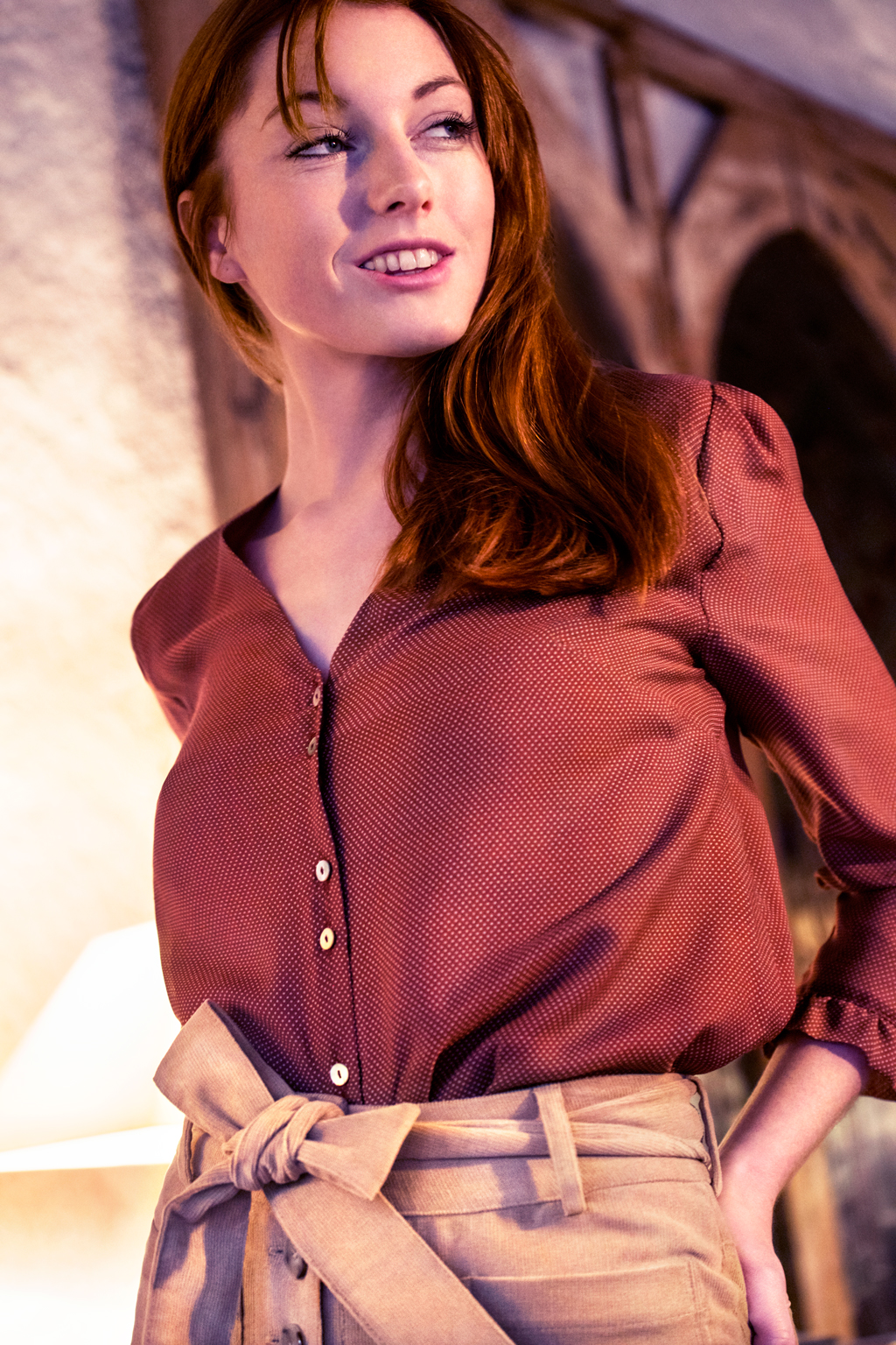 svetlana-k-paris-chemise-en-soie-pois-vieux-rose-made-in-france