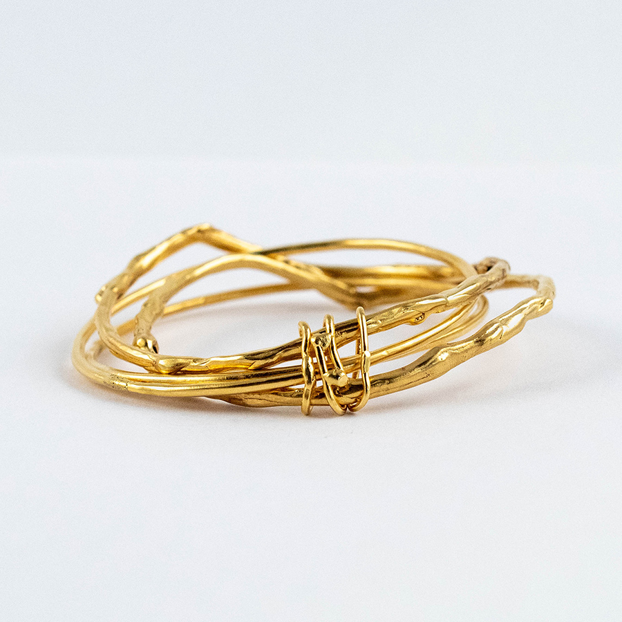 bracelet, jonc, bijoux, bronze, bresmajewel, organique