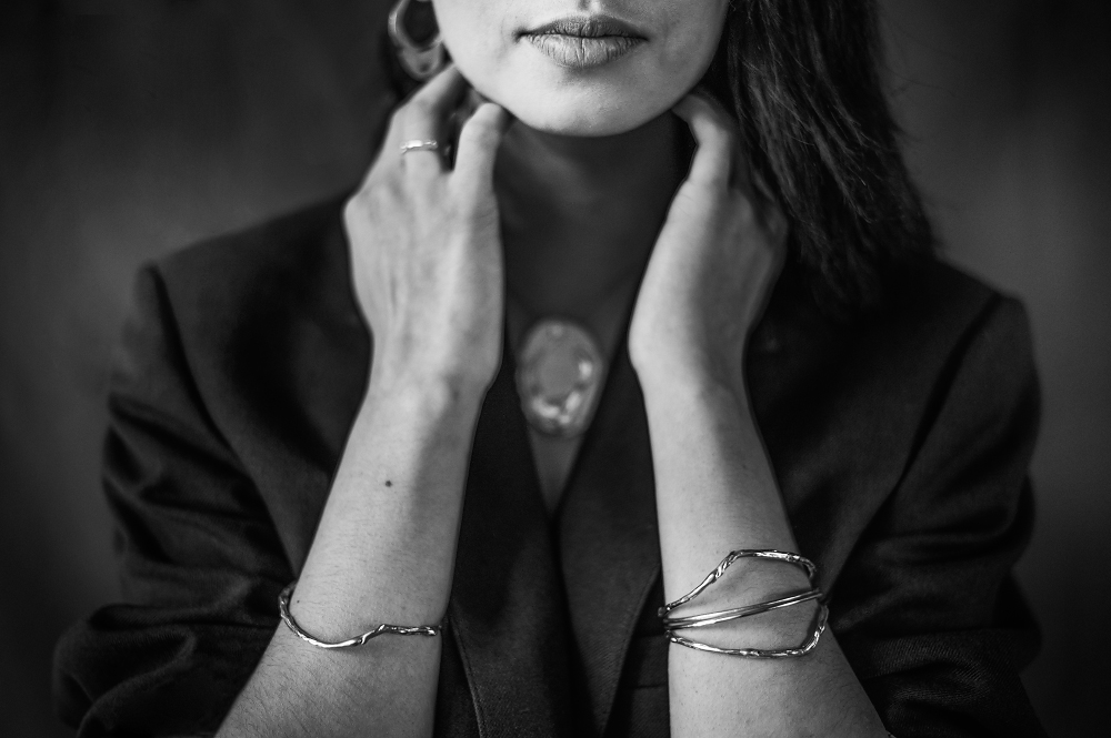 Jonc Zéphyr bronze plaqué or 2