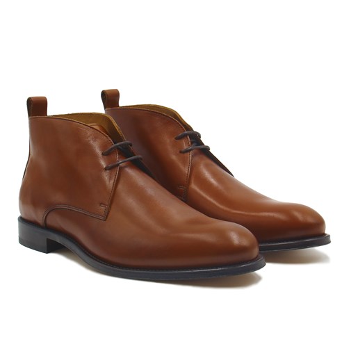 Desert boots cuir cognac