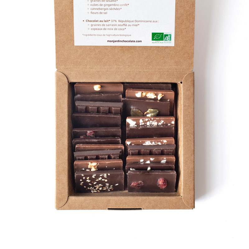 Ma boîte de 20 mini tablettes de chocoloat 3